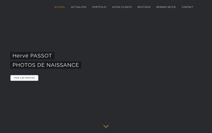 Screenshot of hervepassot.com