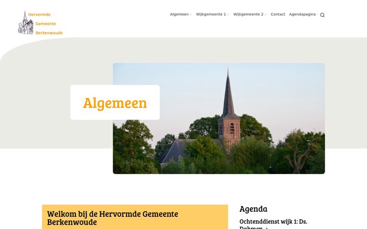 Screenshot of hervormdberkenwoude.nl