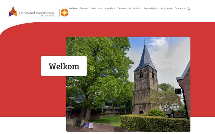 Screenshot of hervormdwerkhoven.nl