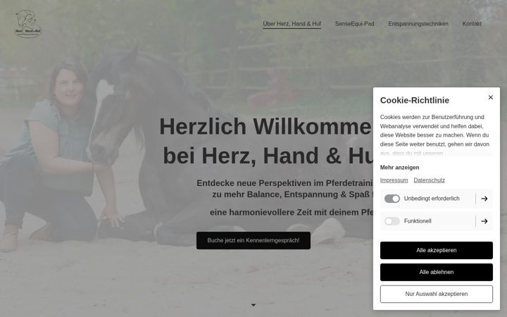 Screenshot of herz-hand-huf.de