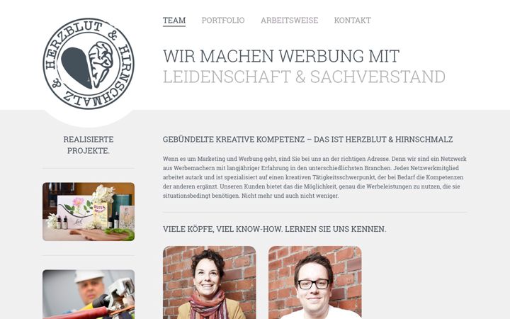 Screenshot of herz-hirn.de