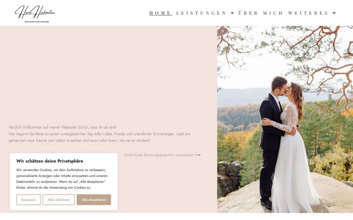 Screenshot of herz-hochzeiten.ch