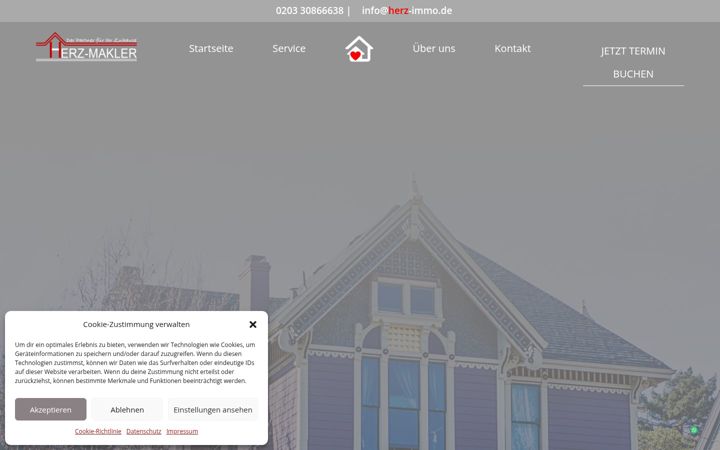 Screenshot of herz-makler.de
