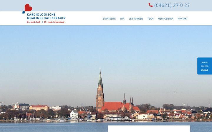 Screenshot of herz-schleswig.de