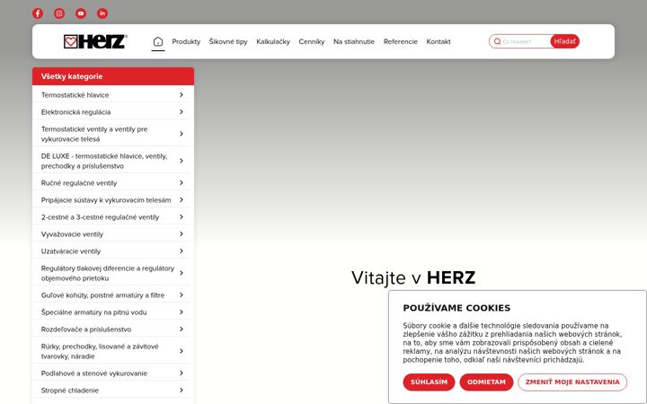 Screenshot of herz-sk.sk