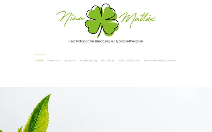 Screenshot of herz-und-hypnose.de