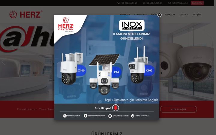 Screenshot of herz.com.tr