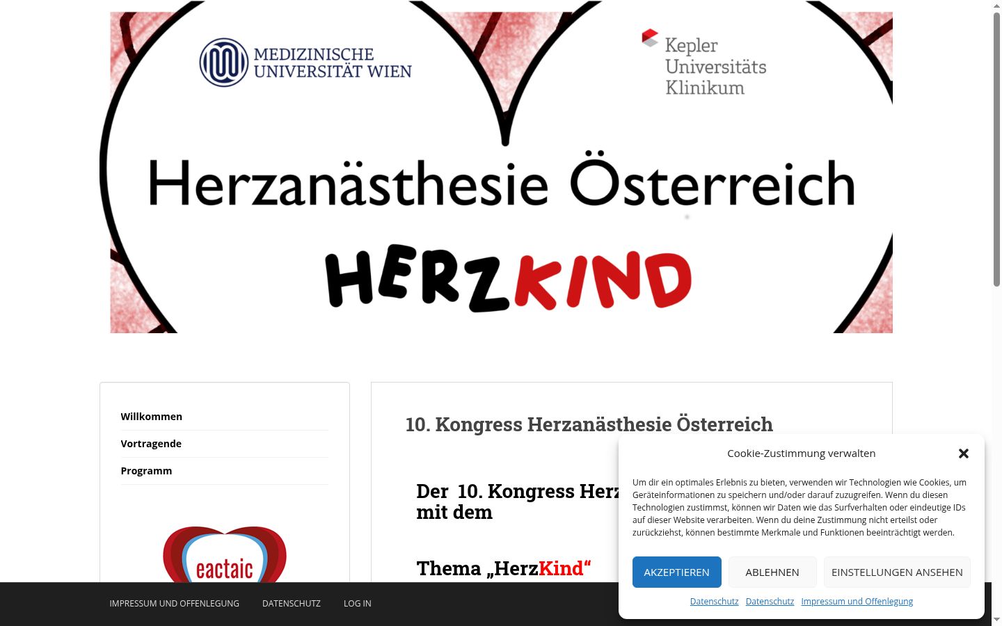 Screenshot van de toestemmingsbanner zoals getoond vóór enige interactie