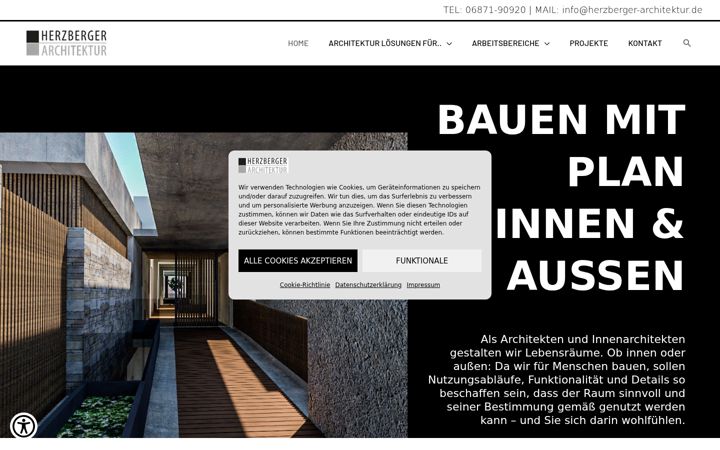 Screenshot of herzberger-architektur.de
