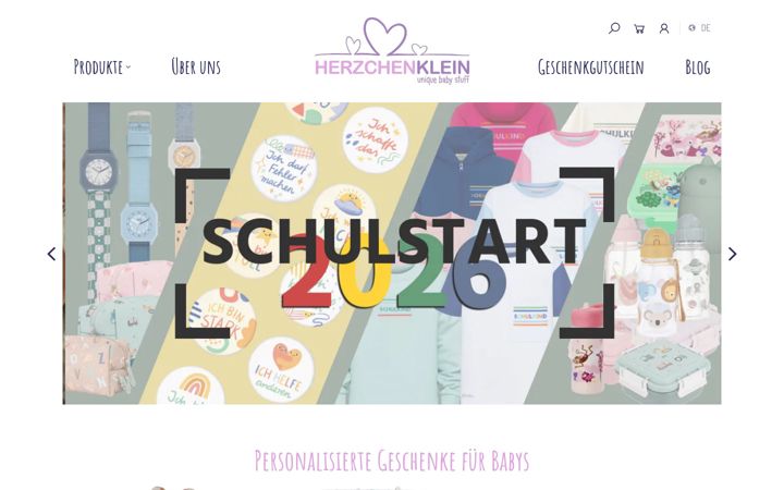 Screenshot ta' herzchenklein.at