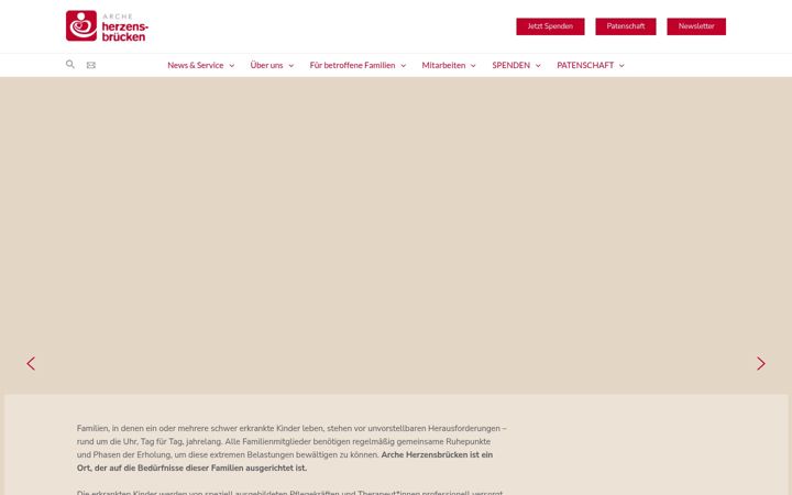 Screenshot of herzensbruecken.at