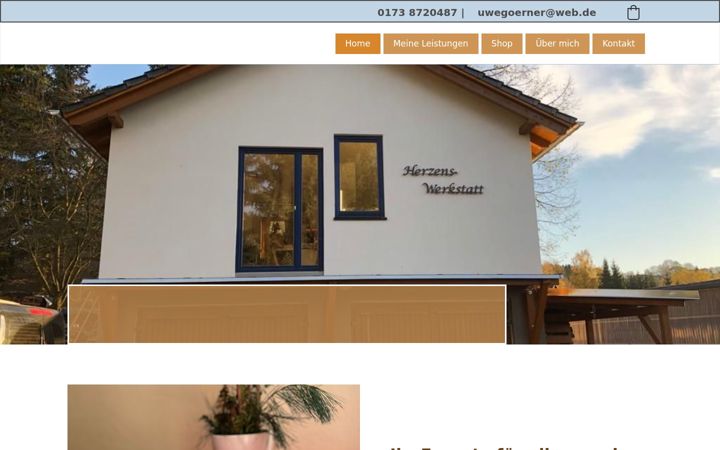 Skjermbilde av herzenswerkstatt.de