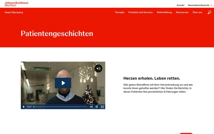 Screenshot of herzerholung.de