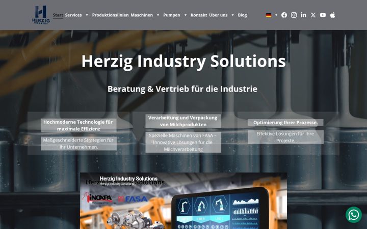 Screenshot of herzig-de.com