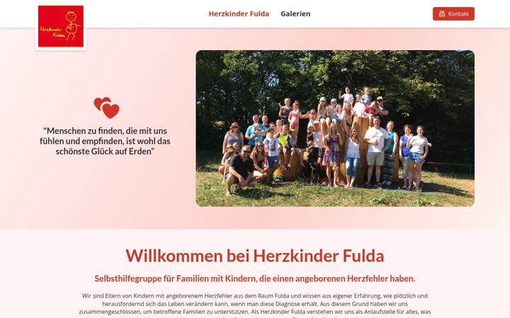 Screenshot of herzkinder-fulda.de