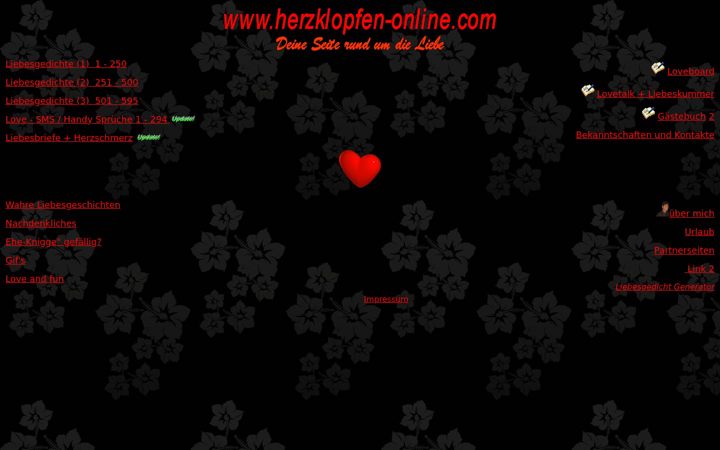 Screenshot of herzklopfen-online.com