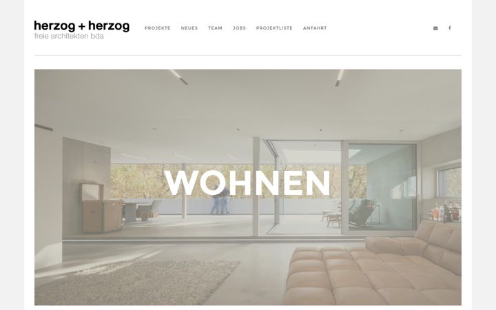 Screenshot of herzog-architekten.de