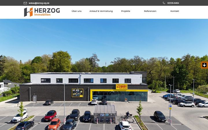Screenshot of herzog-immobilien-verwaltung.de