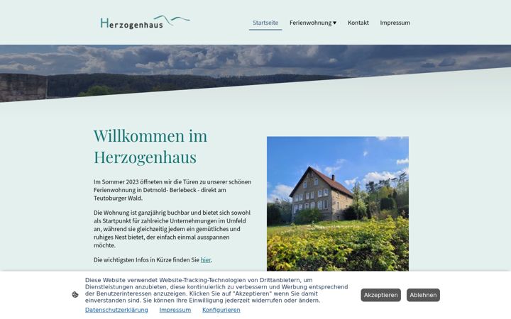 Screenshot of herzogenhaus.com
