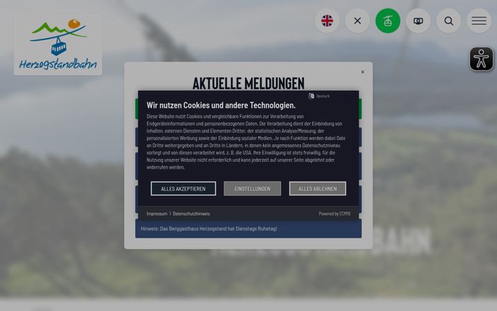 Screenshot of herzogstandbahn.de