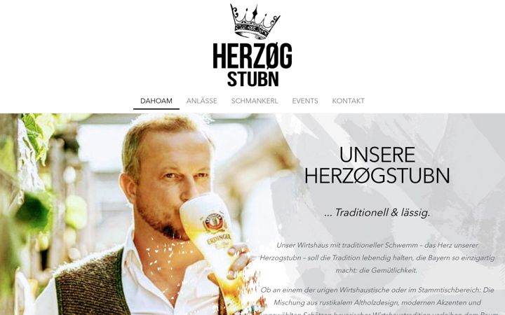 Screenshot of herzogstubn.de