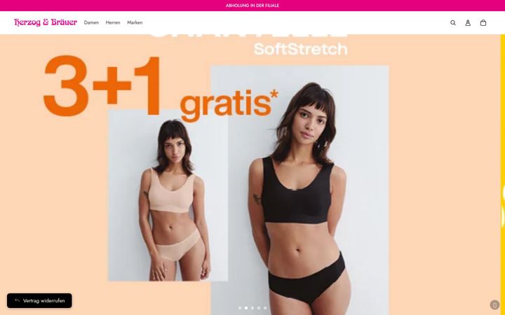 Screenshot of herzogundbraeuer.de