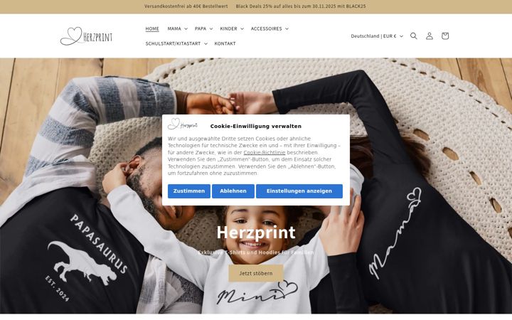 Screenshot of herzprint.de