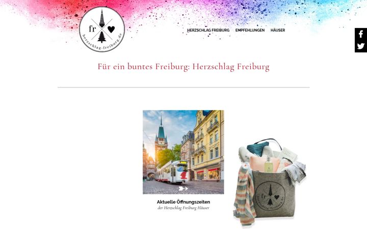 Screenshot of herzschlag-freiburg.de
