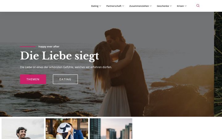 Screenshot of herzschlag-zauber.de