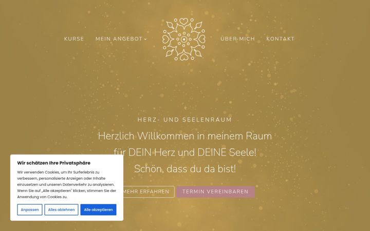 Screenshot of herzundseelenraum.at