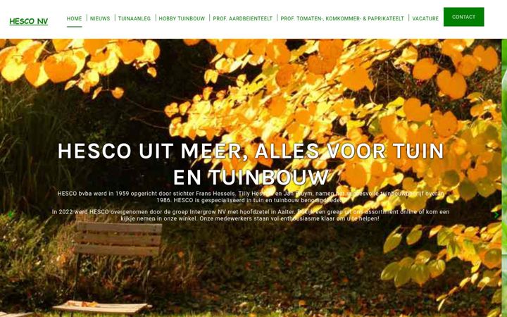 Screenshot of hesco.be