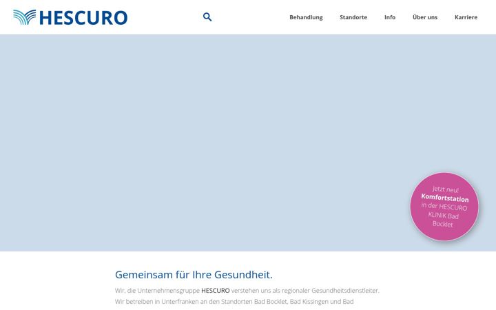 Screenshot of hescuro.de