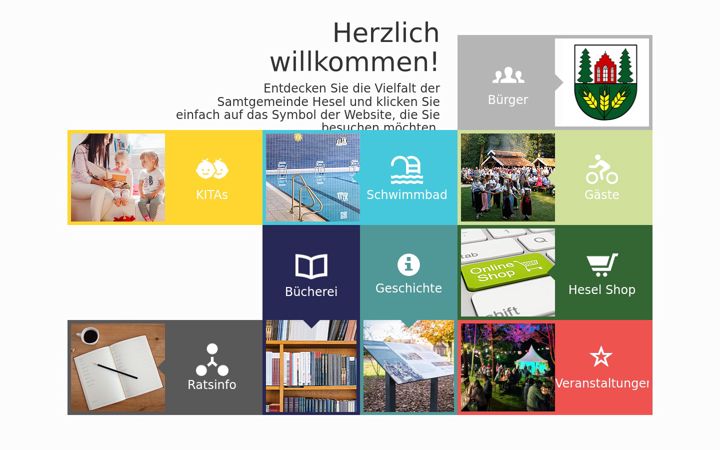 Screenshot of hesel.de