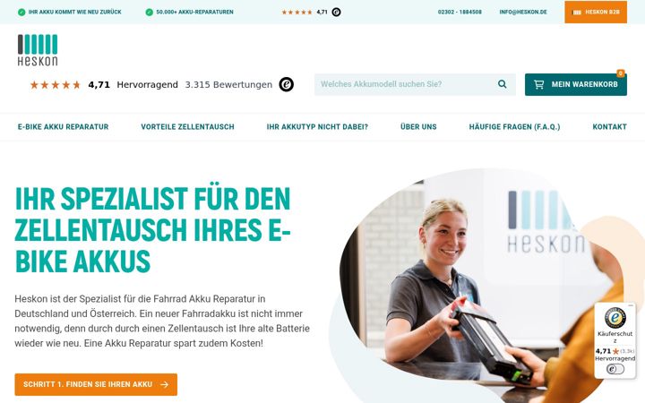 Screenshot of heskon.de