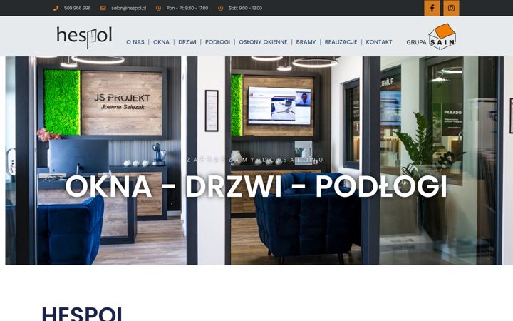 Screenshot of hespol.pl