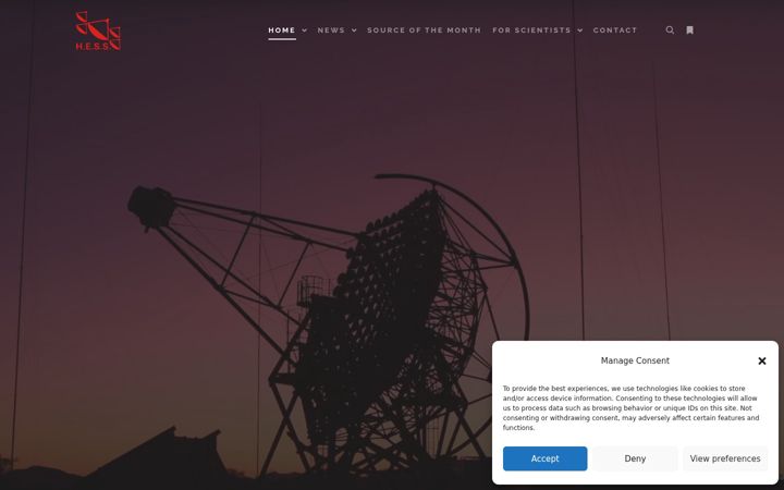 Screenshot of hess-experiment.eu