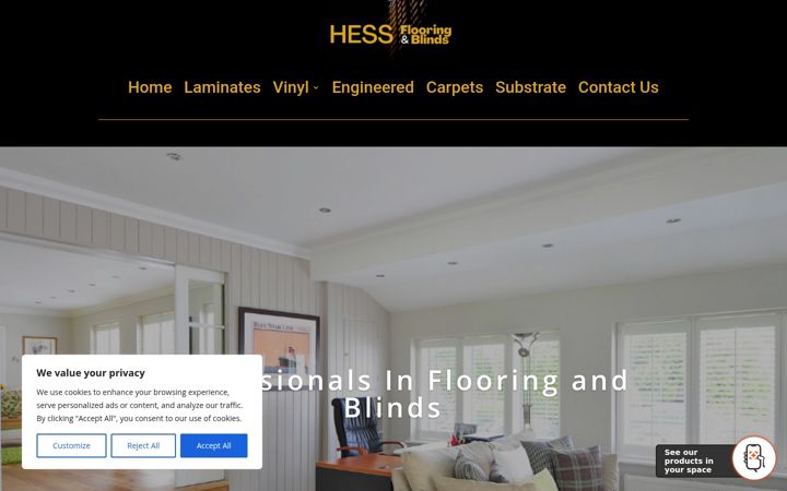 Screenshot of hess-fb.com
