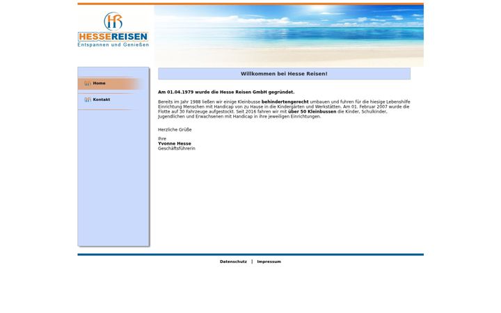 Screenshot of hesse-busreisen.de