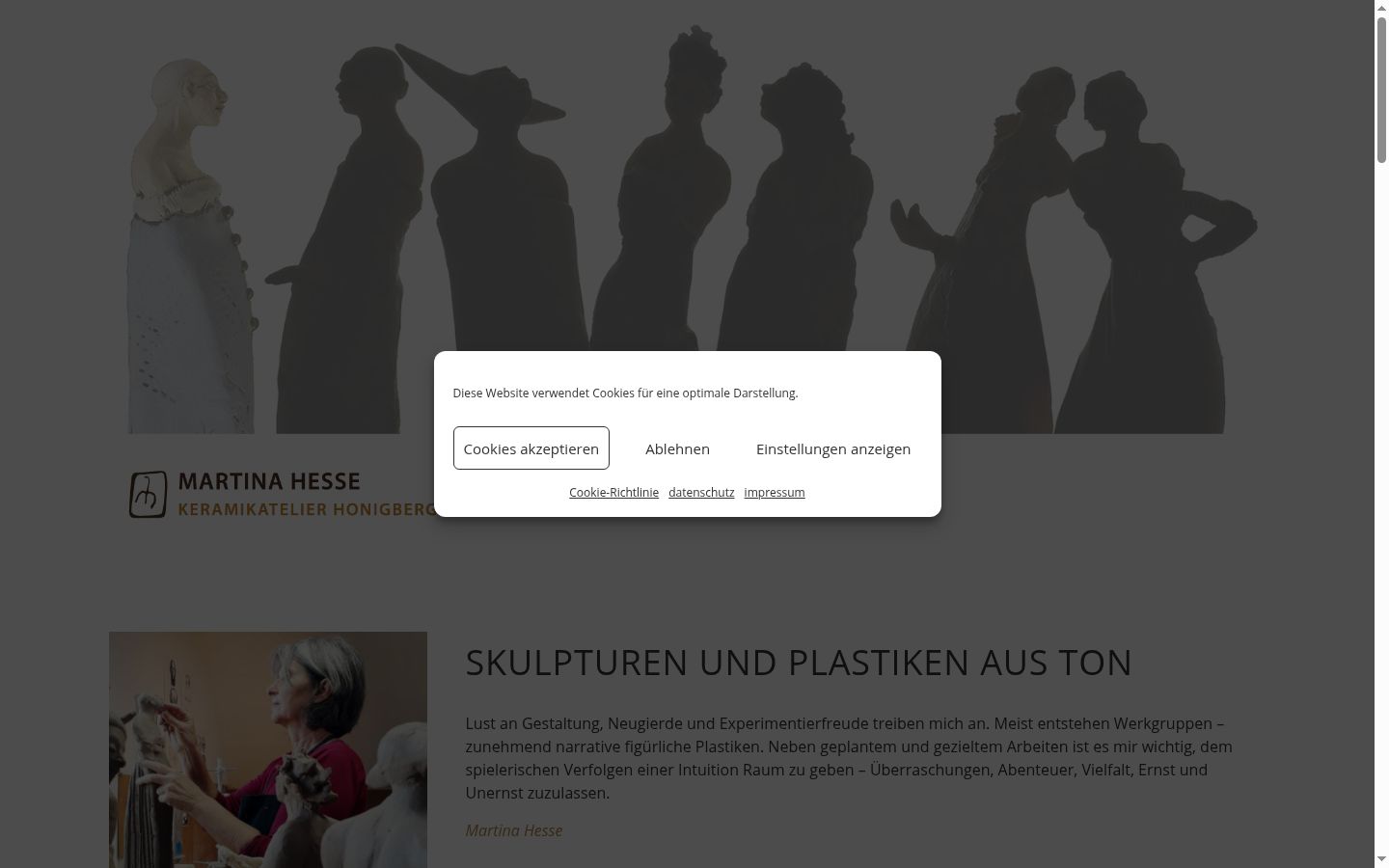 Screenshot tal-banner tal-kunsens muri qabel kwalunkwe interazzjoni