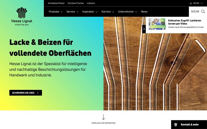 Screenshot of hesse-lignal.com