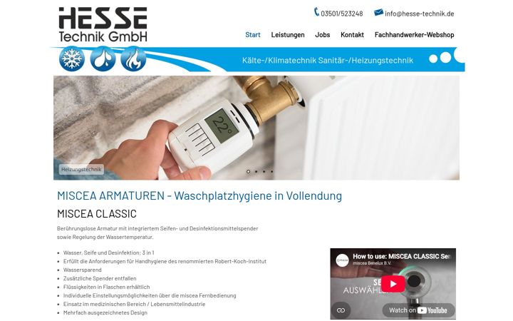 Screenshot of hesse-technik.de
