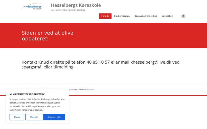 Screenshot of hesselbergs.dk