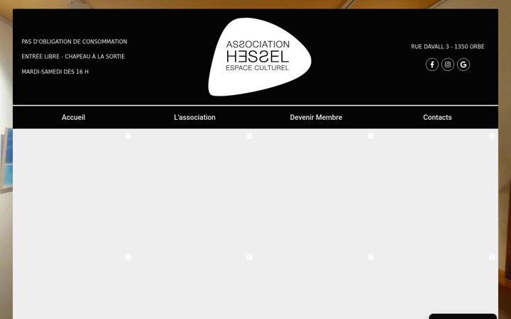 Screenshot of hesselespaceculturel.ch