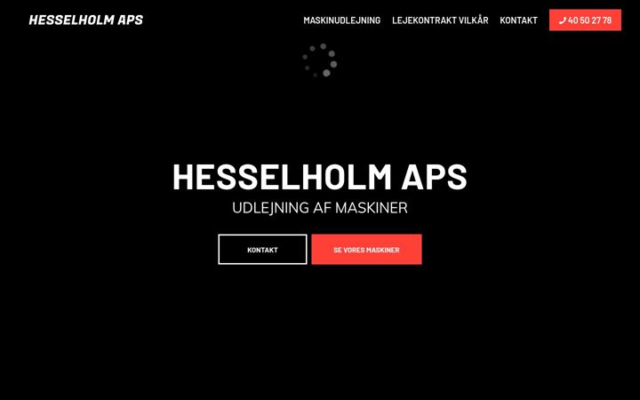 Screenshot of hesselholm-udlejning.dk