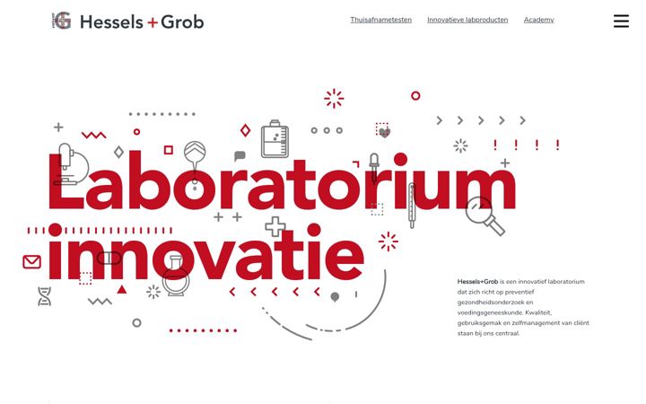 Screenshot of hesselsgrob.com