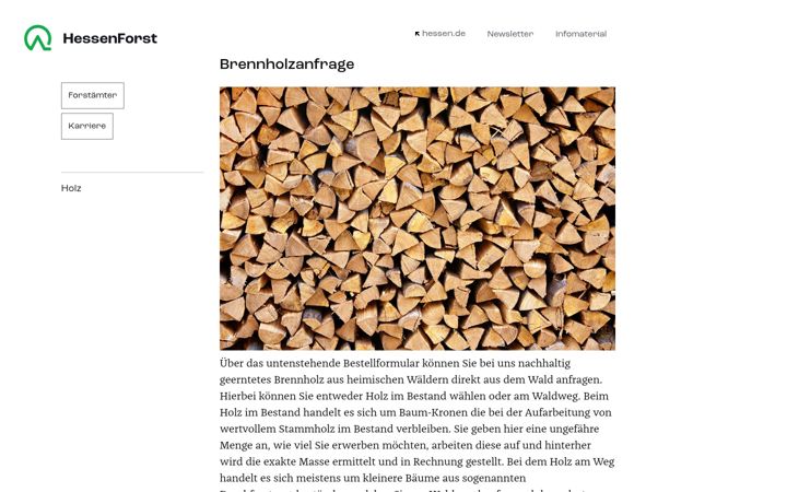 Screenshot of hessen-forst.org