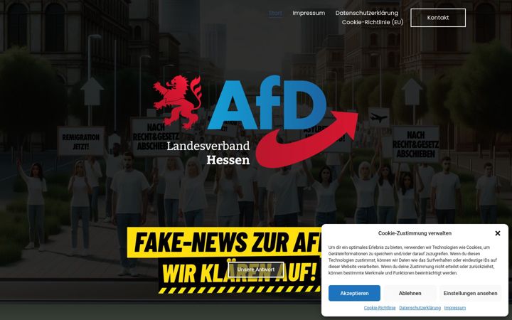 Screenshot of hessenistblau.de