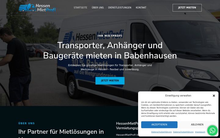 Screenshot of hessenmietprofi.de