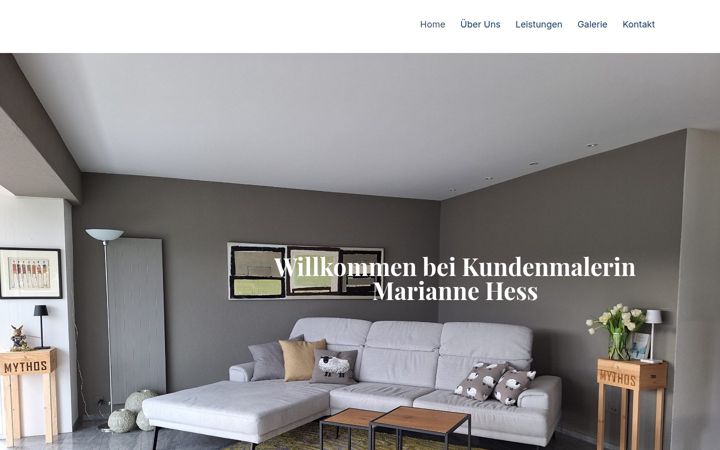 Screenshot of hessmarianne.ch