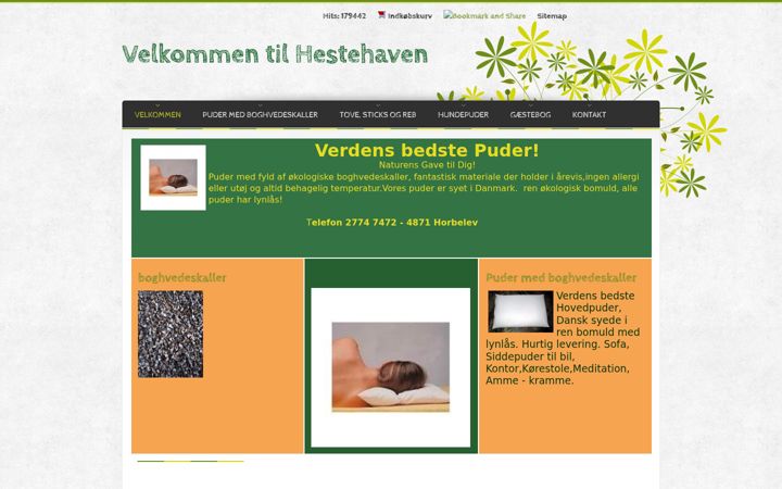 Screenshot of hestehaven.dk
